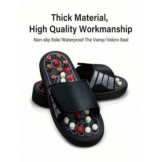 Acupoint Massage Slippers Sandal For Men Feet Chinese Acupressure Therapy Medical Rotating Foot Massager Shoes Unisex