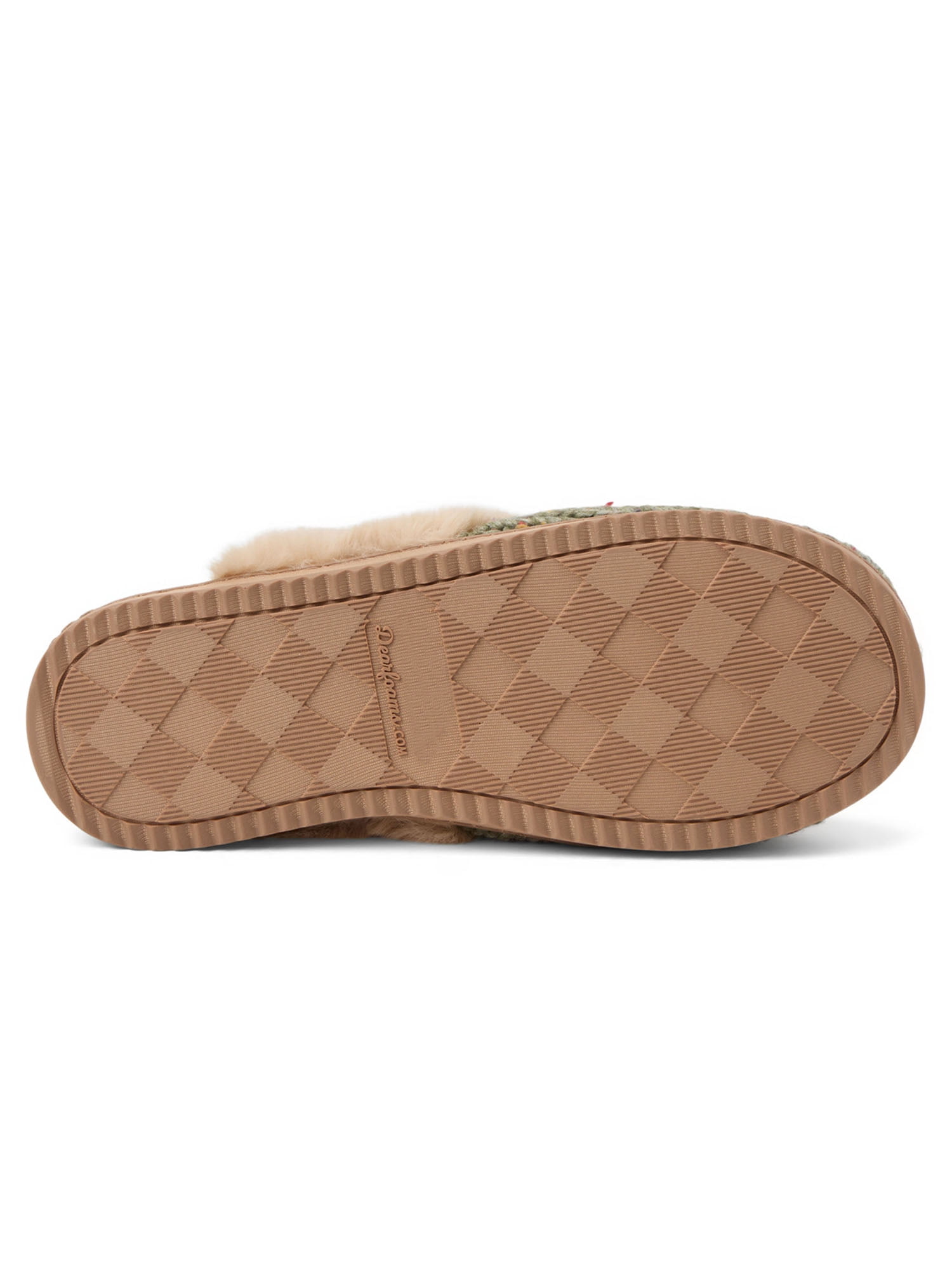 Dearfoams Cozy Comfort Women's Knit Speckeled Scuff Slippers
