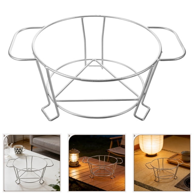 Luxshiny Estante De Inoxidable Para Cocina Exterior Con Portátil Y Asas Dobles