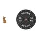 thumbnail image 1 of Reloj con figura de animal esculpido en resina, decoración creativa para gimnasio, levantamiento de pesas, culturismo, escritorio, entrada, sala de es, 1 of 8