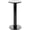 Black, variant on Plymor Clear Acrylic Round Barbell Pedestal Display Riser, 6.375" H x 3" D (3/16" thick)