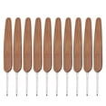 thumbnail image 4 of Bearachild 10 Uds ganchos de ganchillo mango de bambú alúmina ganchos de ganchillo juego de agujas de tejer 2,5-6mm ganchillo para tejer herramienta de Decoración del hogar 1 cabeza 2.0 mm, 4 of 6