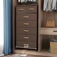 thumbnail image 2 of Crestlive Products Brown 7 Drawers Vertical Dresser Storage Tower Chest, 2 of 8