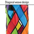 thumbnail image 2 of In the Breeze 5210 — Fiesta Diagonal Weave 60" Windsock — Colorful Lattice Windsock with Color-Coordinated Tails, 2 of 7
