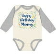 thumbnail image 3 of Inktastic Happy Birthday Mommy Boys or Girls Long Sleeve Baby Bodysuit, 3 of 5
