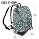 thumbnail image 2 of Fotbe Blue Flower Mochila Bolso con Estampado para Mujer, Mochila Antirrobo de Nylon Impermeable, Bolsa Ligera de Hombro, 2 of 4