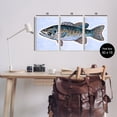 thumbnail image 3 of Stupell Marine Bass Fisherman Sea Life Animals & Insects Painting Wall Plaque Unframed Art Print Wall Art, Set of 3, 3 of 7