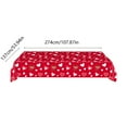 thumbnail image 2 of Nkmbld Farmhouse Tablecloth Rectangular Waterproof Sturdy Tablecloth Wipeable Washable Tablecloth for Kitchen and Dining Room, Red, 2 of 7