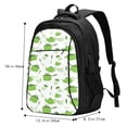 thumbnail image 5 of Balery Kitchen Utensiles Cooking Pots Print USB Charging Backpack for Men and Women - Water-Resistant, Anti-Theft Laptop Backpack with USB Port for Travel, Work, School, and College, 5 of 7