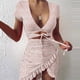 thumbnail image 2 of Vestido HUOGUO Fashion vestido sexy asimétrico con estampado para mujer, 2 of 5