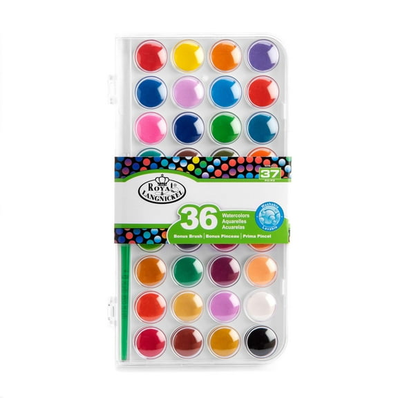 RTN-169 | 37pc Watercolor Cakes Set with Brush