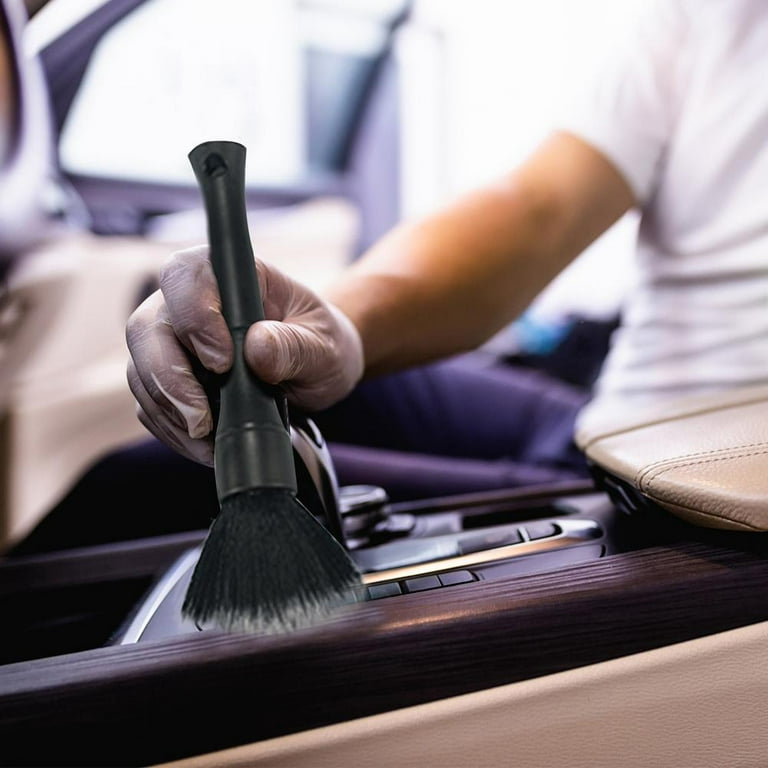 Tohuu Detail Brushes Car Detailing Multi-Purpose Auto Interior Cleaning  Brush Auto Car Detailing Brush For Exterior And Interior Detailing Cleaning  Soft Brush For Automotive Air Conditioner expedient 