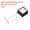 Black, variant on Retractable Remote Control Tether, Square Security Cable Lanyard Lock with Adjustable Clasp Black(Square Iron Cap)