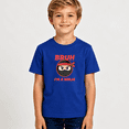 thumbnail image 2 of Boys Graphic T Shirt Bruh I'm A Ninja Short Sleeve Kids Tees Cool Martial Arts 100% Cotton Soft Child Tops 4-13Y, 2 of 5