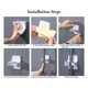thumbnail image 4 of 10 Pack Soporte de pared para escoba, agarre para escoba, autoadhesivo, antideslizante, para el hogar, la cocina, el jardín,, 4 of 5