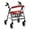 Reindeer Snowflakes, variant on HELLHERO Christmas Fairy Tale Theme Rollator Walker Seat Covers and Back Rest Covers for Senior Breathable Soft Protection Covers