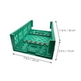 thumbnail image 7 of STRANDCHIC Green Plastic Storage Basket for Fruits and Vegetables, Large Capacity with Breathable Mesh Design, 7 of 7