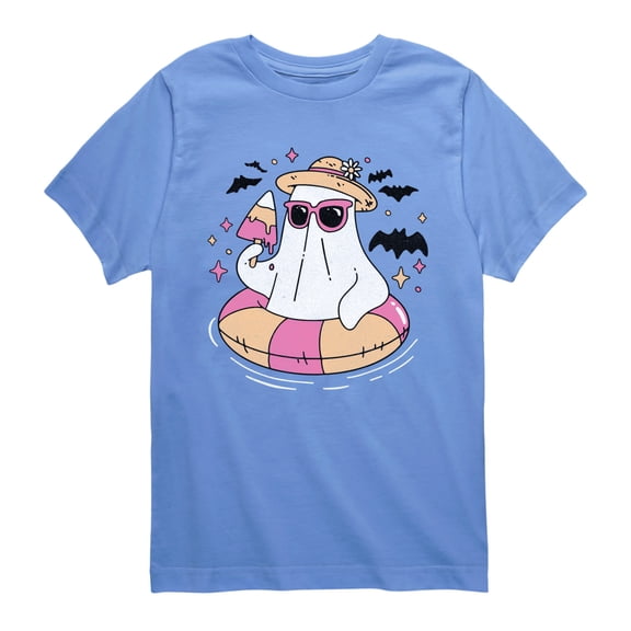 Instant Message - Ghost Beach - Youth Boys Short Sleeve Graphic T-Shirt