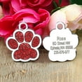 thumbnail image 6 of Pet Artist PAW Pet Dog Tags Glitter Personalized Cat Puppy ID Tag Collar Tags Engraved with Bell, 6 of 8