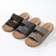 thumbnail image 3 of Roxoni Men's Dual Velco Straps Suede Covered Moulded Faux Cork Midsole Eva Rubber Sole, 3 of 3