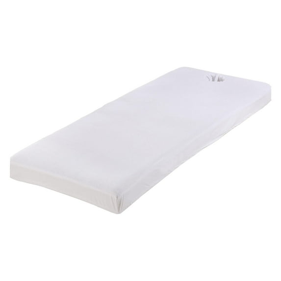 Massage Table Cover Sheets Water Protective Soft Polyester Washable Massage white