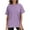 Purple, variant on Pincandy Women's 2025 Spring/Summer Fashion Clothing 3/4 Sleeve T-shirt Round Neck Top Shirt Comfort Colors Adult Heavyweight Short Sleeve Tee, Style,Mint Green,2XL