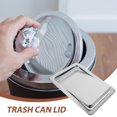 thumbnail image 3 of Commercial Flap Convenient Trash Can Lid Baby 27.20X18.70X3.30CM Silver, 3 of 8
