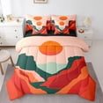 thumbnail image 1 of YST Nature Abstract Bedding 7pcs Comforter Set Mid Century Minimalism Woodland Design, Full Size, 1 of 4