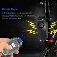 thumbnail image 2 of 113Db Super Loud Wireless Motorcycle Bicycle Alarm Security Anti-Theft Alarm with Remote Control Waterproof Black,black, 2 of 5