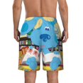 thumbnail image 4 of Blue'S Clues Mens Swim Trunks Quick Dry Board Shorts with Mesh Lining, Hawaii Beach Shorts Swimwear Bathing Suits, 4 of 8