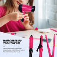 thumbnail image 2 of Juguetes para Niños Juego de Simulación de Peluquería Juego de Simulación de Cabello Herramientas de Peinado para Niños Secador de Pelo Rizador Kit de Maquillaje Juguetes, 2 of 10