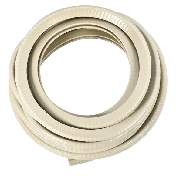 Unique Bargains Edge Trim U Seal Extrusion Beige U Channel Edge Protector PVC Plastic w Iron Sheet Fits 3/64''-11/64'' Edge 16.4Ft/5M
