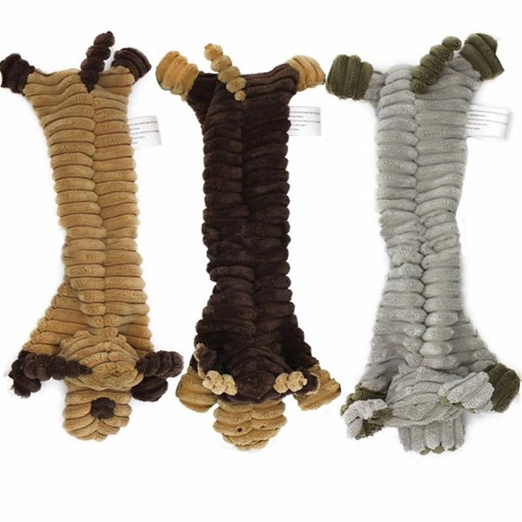 LEEYNEER Clearance Pack Of 3 Squeaky Dog Toys Indestructible For Large Dogs Tough Soft Dog Toys Bundle For 8 Weeks Puppy And Small Dogs Dog Toys Best Gift