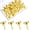 Gold, variant on 30 Pieces Push Pins, Metal Thumb Tacks for Picture Photo Hanging, Wall Pins for Board Posters Bulletin Maps, Wall Tack for Office Home Decorative