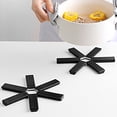 thumbnail image 3 of Advancent Tapetes de resistentes al calor, antideslizantes, para cocina, cuenco aislante, de comedor, maceta, posavasos, mantel de plástico, Mostrada, 3 of 6