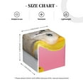 thumbnail image 2 of Honeii 's A Funny Cat for Leather Square Tissue Box Cover Holder: A Stylish Organizer for Tabletops, Bathrooms, Cars & Offices, 2 of 5