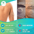 thumbnail image 2 of Adhesive Waterproof Patches for FreeStyle Libre - No Hole - No Glue in the Center, Color Tan, Pack of 20, 2 of 6