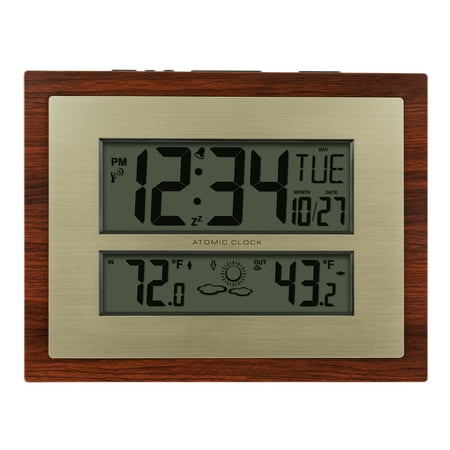 Better Homes and Gardens Atomic Clock with Forecast