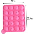 thumbnail image 2 of Molde de silicona con 20 cavidades para hornear cupcakes, paletas y paletas de colores, ideal para fiestas y postres., 2 of 5