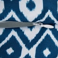 thumbnail image 3 of Blue Ikat Outdoor 100 percent Polyester Pillow Cover 18x18 (Set of 2), 3 of 3
