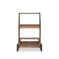 thumbnail image 3 of Teak Outdoor Rolling Trolley, 3 of 7