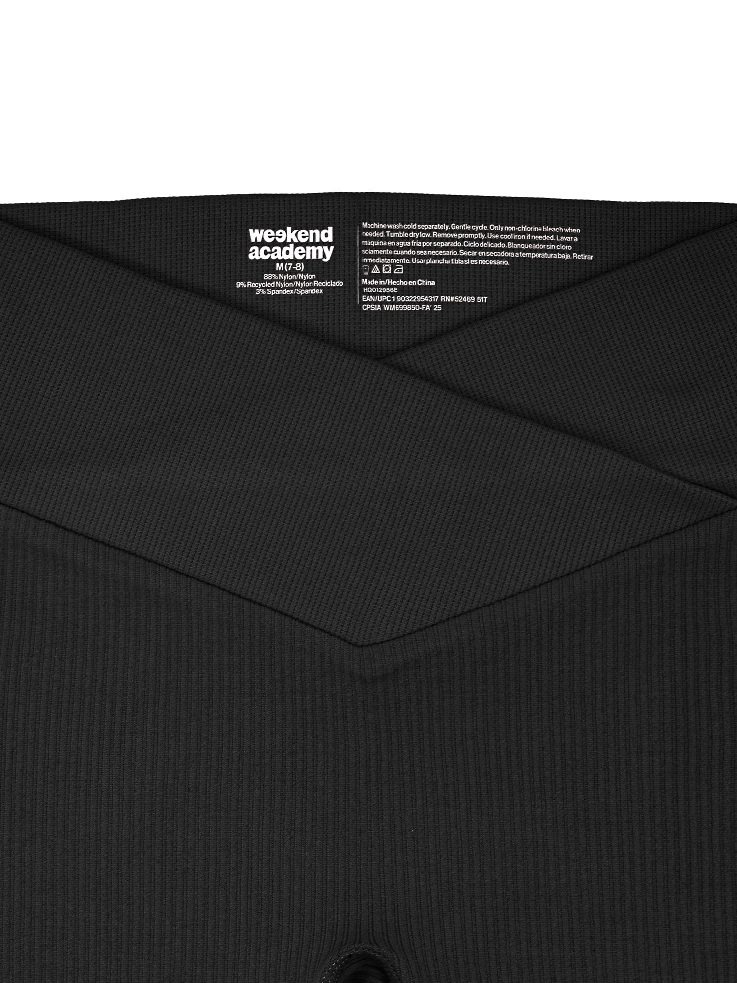 Weekend Academy Girls Seamless Biker Shorts, Sizes 4-18