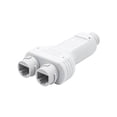 thumbnail image 3 of 2X Extensor POE Resistente Al Agua de 2 Puertos, 1 Entrada y 2 Salidas, 10/100 Mbps, para Exteriores, 30 W, Alta Potencia, Plug&Play para Conmutador PoE, NVR, CáMara IP AP, 3 of 10