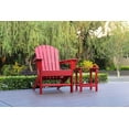 thumbnail image 2 of NewTechWood St Charles Ruby Red Plastic Outdoor Side Patio Table, 2 of 2