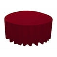 thumbnail image 2 of LA Linen TCpop120R-CranberryP28 Nappe en Popeline de Polyester, Canneberge - 120 Po. Ronde, 2 of 3