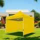 thumbnail image 4 of Ilios Innova | Toldo Plegable Amarillo 2x3 con Paredes Laterales, Impermeable y Resistente al Calor, Velcro de Ajuste, Ideal para Exterior., 4 of 9