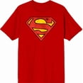 thumbnail image 7 of Bioworld Superman Logo Men's Red Tee - Classic DC Comic Graphic T-Shirt, Cotton-Medium, 7 of 7