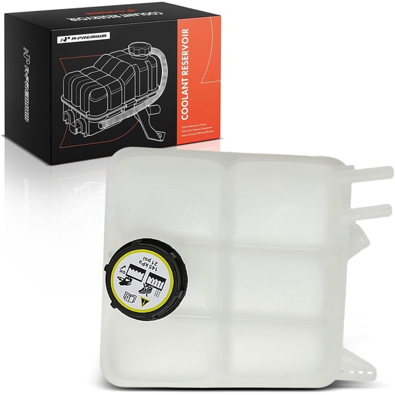 A-Premium Front Engine Coolant Reservoir Tank with Cap Compatible with Mazda 3 2004-2013, 3 Sport 2009-2013