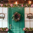 thumbnail image 2 of Christmas Wreaths for Front Door Hwkond 9ft Christmas Garland With LED Lights Battery Operated Pre-Lit Artificial Garland For Christmas Decor Stairs Wall Door Indoor Outdoor Up to 60% Off, 2 of 6
