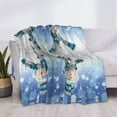 thumbnail image 4 of Throw Blanket for Couch, Christmas Snowman In The Snow Super Soft Fuzzy Comfy Warm Throw Blanket, Cuteness Lightweight Cozy Plush Flannel Blanket & Throws for Sofa and Bed All Season, 4 of 5